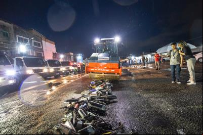 Belém em Ordem: 1000 escapamentos de motos destruídos