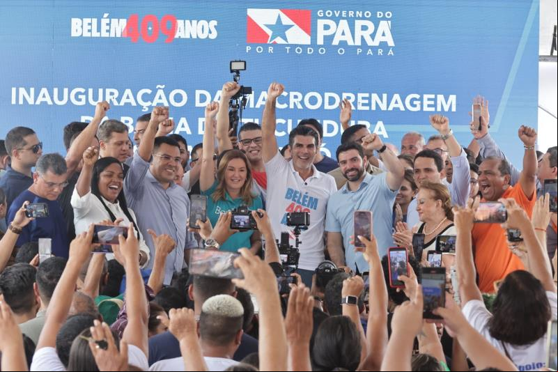 Entrega do canal da Timbó - Primeira obra da COP30