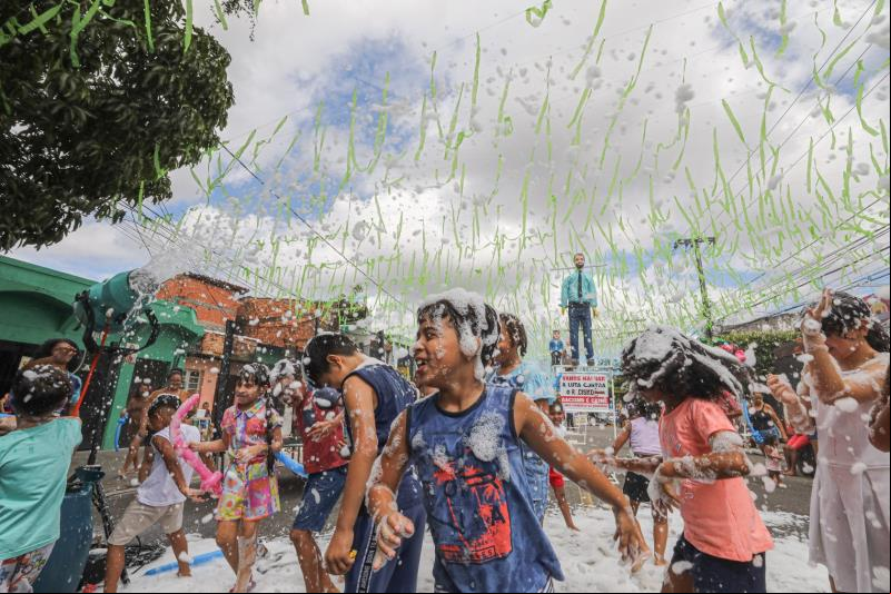 Bairro da Cremação tem manhã festiva com tradicional Malhação de Judas