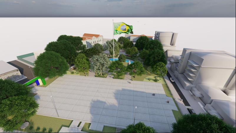 Praça da Bandeira é adotada pelo Exército e vai ganhar cara nova