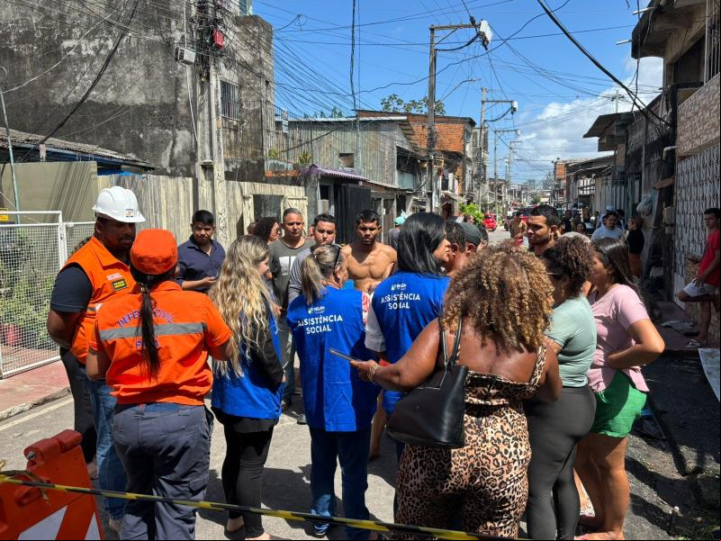 Prefeitura de Belém atende famílias vítimas de incêndio na Cremação